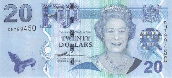 Fiji 20 dollar 2007 p.112